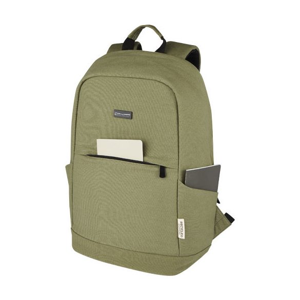 Joey 15.6" GRS recycled canvas anti-theft laptop backpack 18L