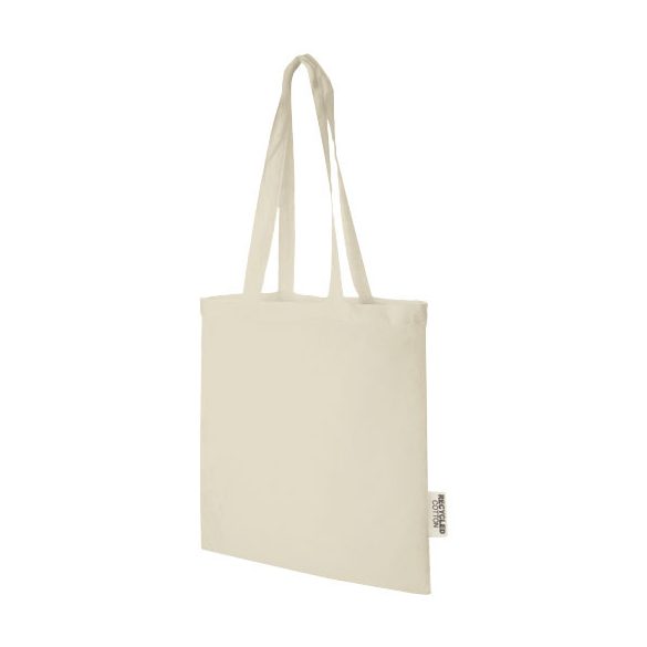 Madras 140 g/m2 recycled cotton tote bag 7L