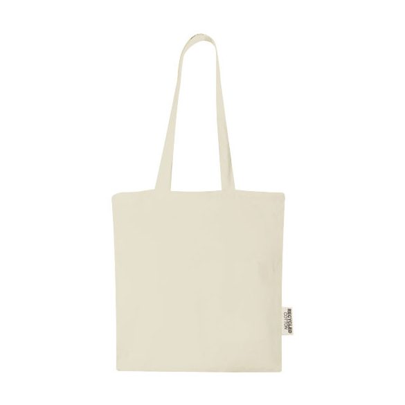 Madras 140 g/m2 recycled cotton tote bag 7L