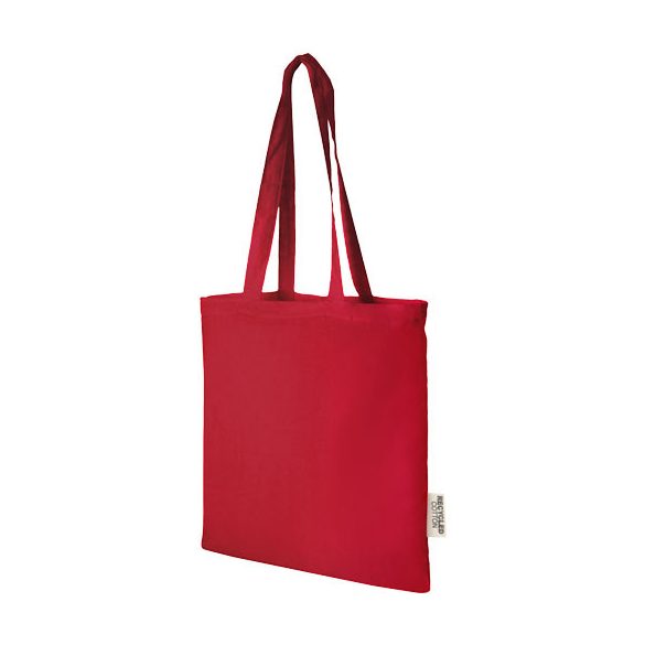 Madras 140 g/m2 recycled cotton tote bag 7L
