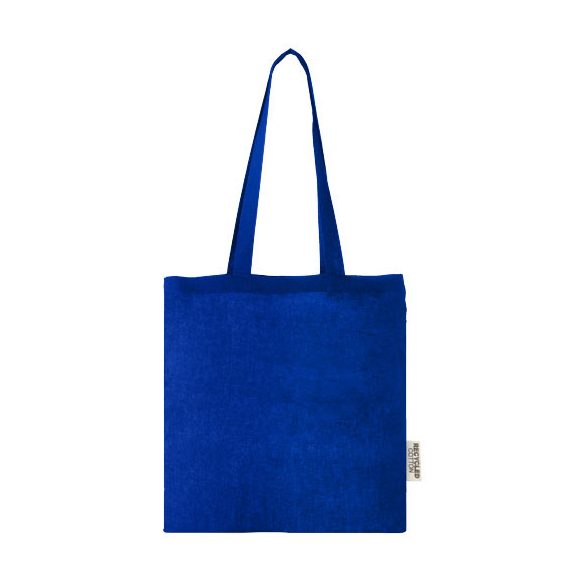 Madras 140 g/m2 recycled cotton tote bag 7L