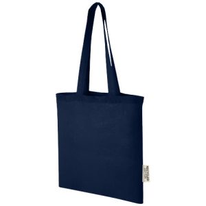 Madras 140 g/m2 recycled cotton tote bag 7L