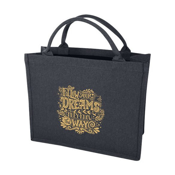Page 500 g/m² Aware™ recycled book tote bag