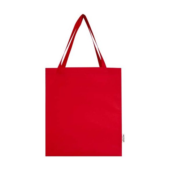 Madras 140 g/m² GRS recycled cotton gusset tote bag