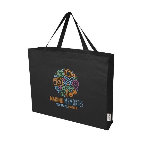 Odessa 220 g/m² GRS recycled cotton large tote bag