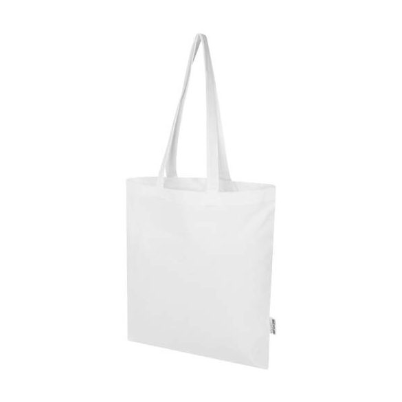 Madras Blend 140 g/m² GRS recycled cotton tote bag 7L