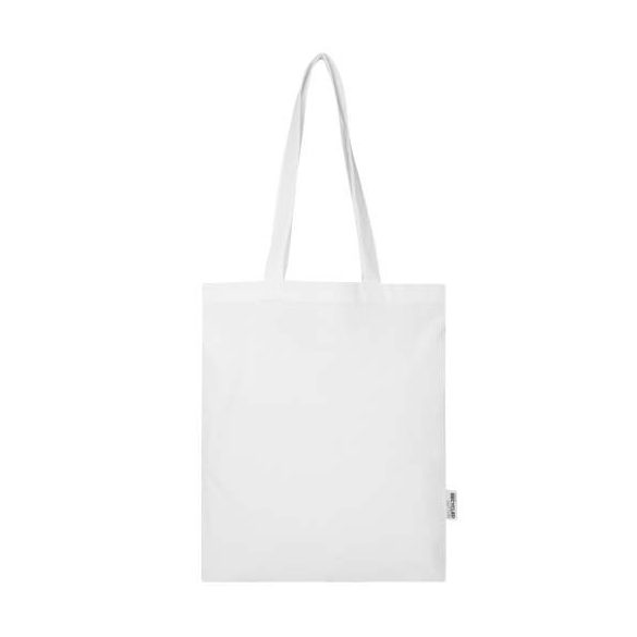 Madras Blend 140 g/m² GRS recycled cotton tote bag 7L