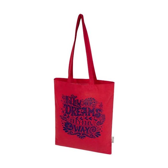 Madras Blend 140 g/m² GRS recycled cotton tote bag 7L