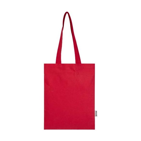 Madras Blend 140 g/m² GRS recycled cotton tote bag 7L