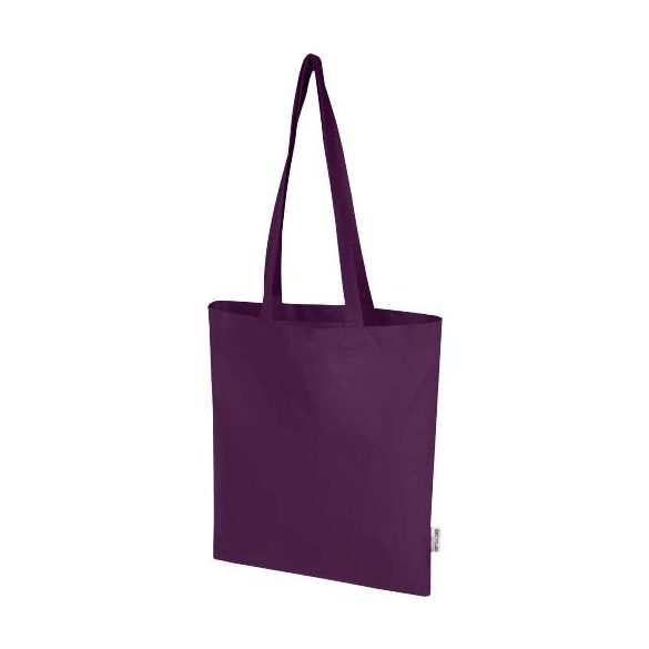 Madras Blend 140 g/m² GRS recycled cotton tote bag 7L