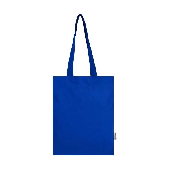 Madras Blend 140 g/m² GRS recycled cotton tote bag 7L