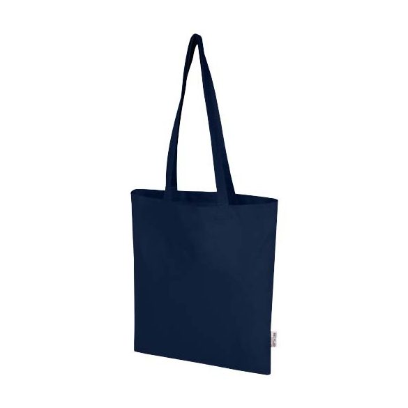 Madras Blend 140 g/m² GRS recycled cotton tote bag 7L