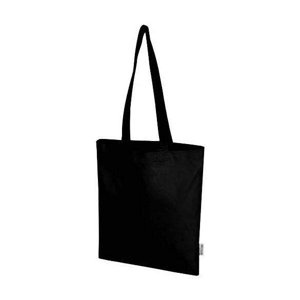 Madras Blend 140 g/m² GRS recycled cotton tote bag 7L