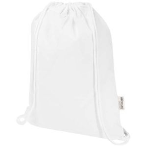 Oregon Blend 140 g/m² GRS recycled drawstring bag 5L