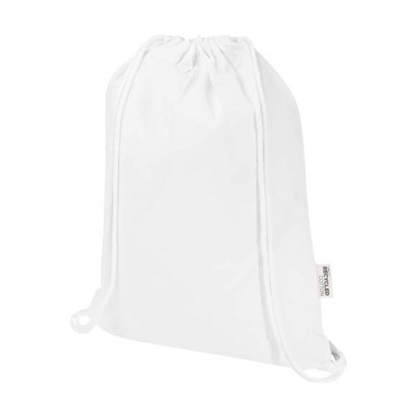 Oregon Blend 140 g/m² GRS recycled drawstring bag 5L