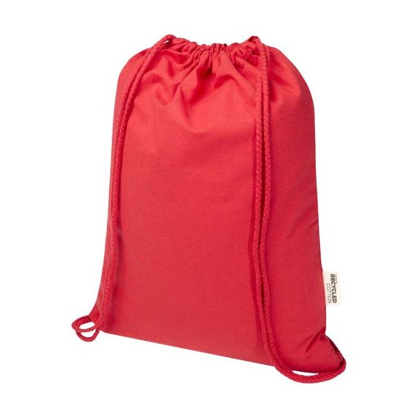 Oregon Blend 140 g/m² GRS recycled drawstring bag 5L