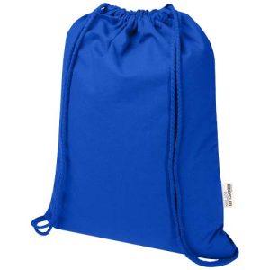 Oregon Blend 140 g/m² GRS recycled drawstring bag 5L