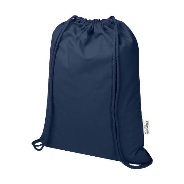 Oregon Blend 140 g/m² GRS recycled drawstring bag 5L