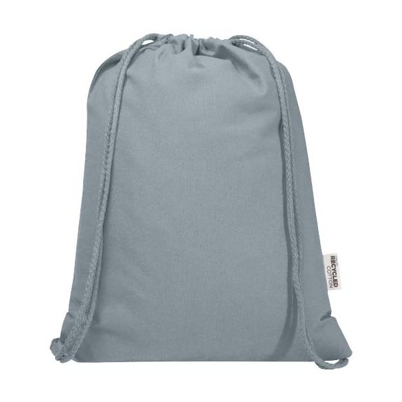 Oregon Blend 140 g/m² GRS recycled drawstring bag 5L