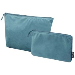 Swift GRS recycled velvet toiletry bag set
