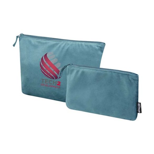 Swift GRS recycled velvet toiletry bag set