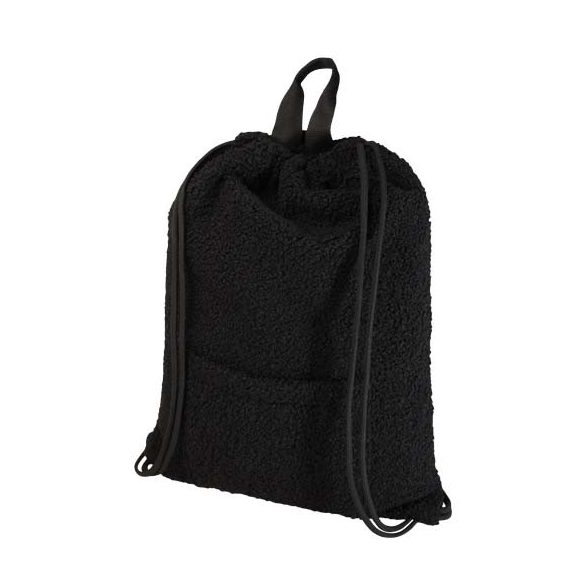 Bear GRS recycled sherpa drawstring backpack 9L