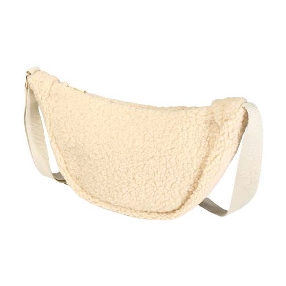 Bear GRS recycled sherpa crossbody bag 3L
