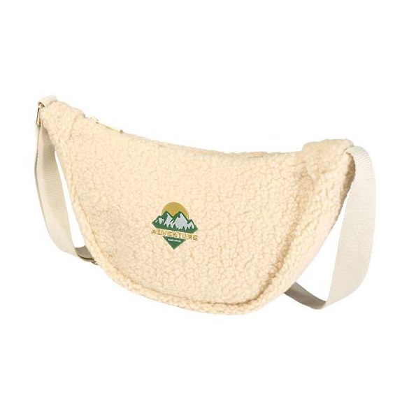 Bear GRS recycled sherpa crossbody bag 3L