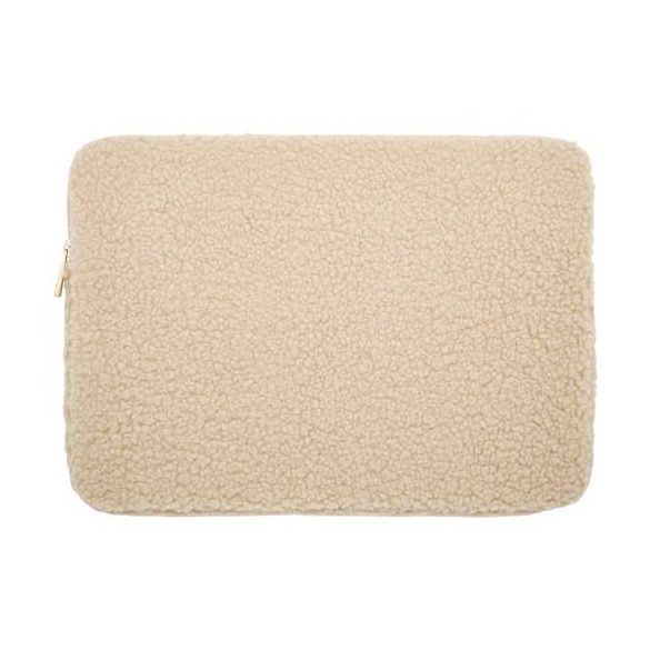 Bear 13" GRS recycled sherpa laptop sleeve 2L