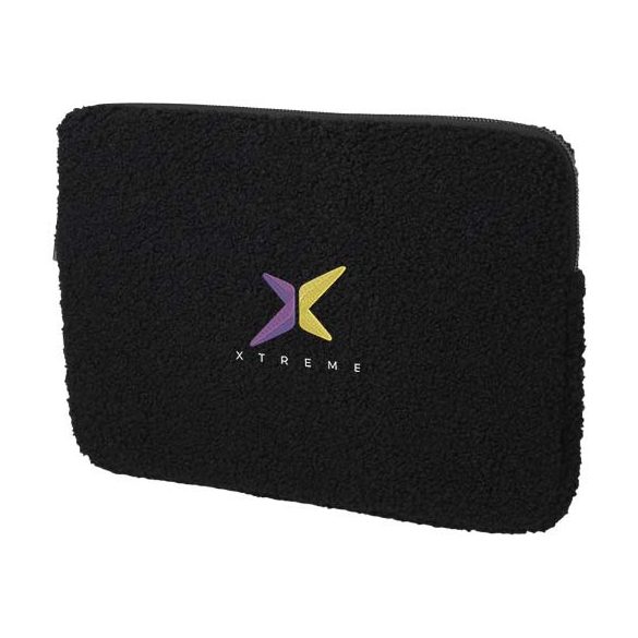 Bear 13" GRS recycled sherpa laptop sleeve 2L
