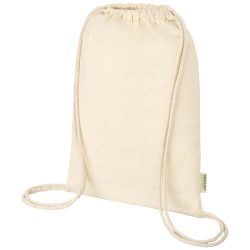 Odisha 100 g/m² OCS organic drawstring bag 5L