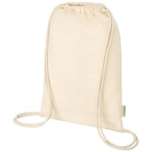 Odisha 100 g/m² OCS organic drawstring bag 5L