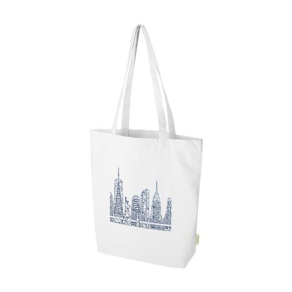 Odisha 180 g/m² OCS organic wide bottom tote bag 11L 