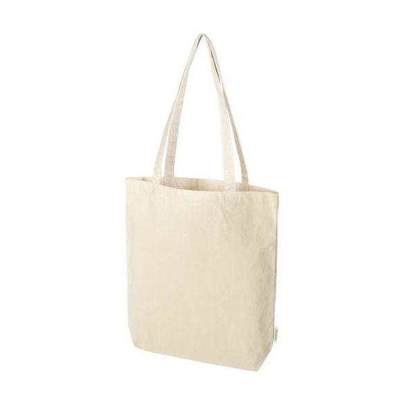 Odisha 180 g/m² OCS organic wide bottom tote bag 11L 