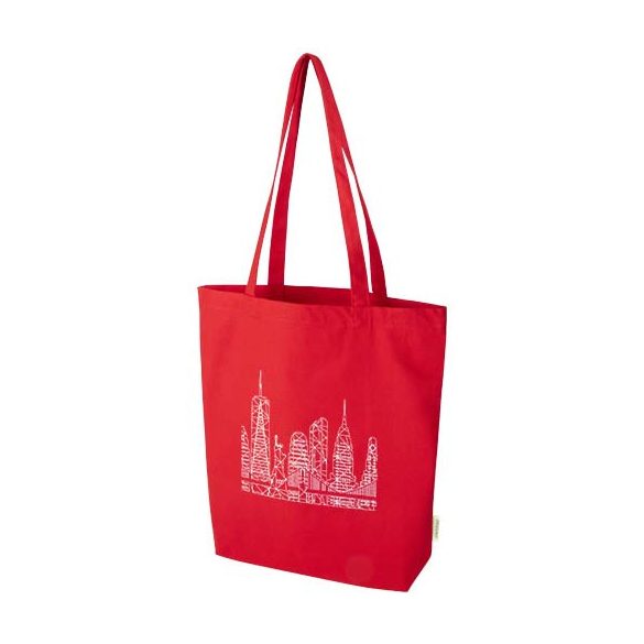 Odisha 180 g/m² OCS organic wide bottom tote bag 11L 