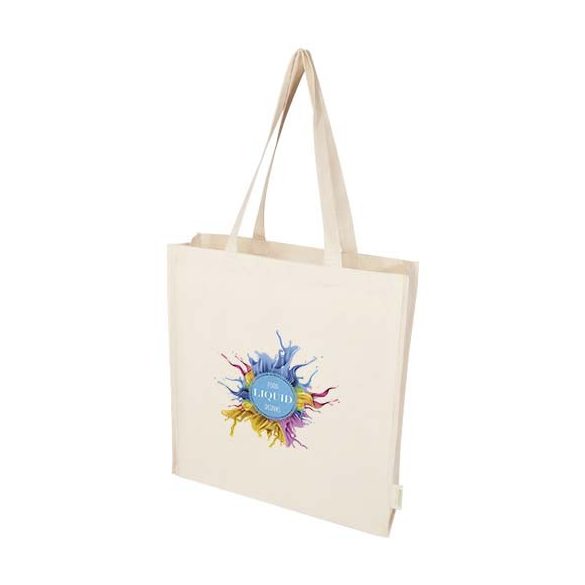Odisha 180 g/m² OCS organic full gusset tote bag 14L 