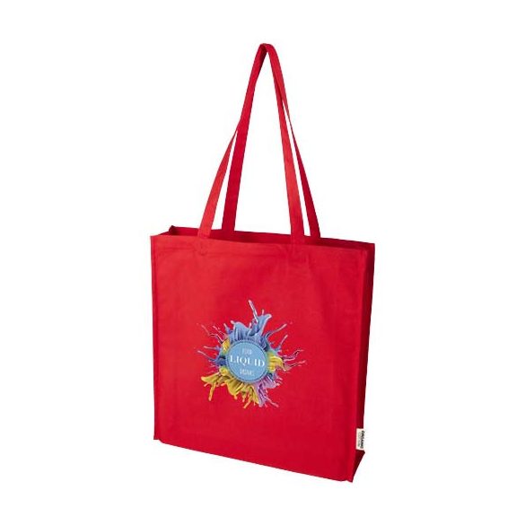 Odisha 180 g/m² OCS organic full gusset tote bag 14L 