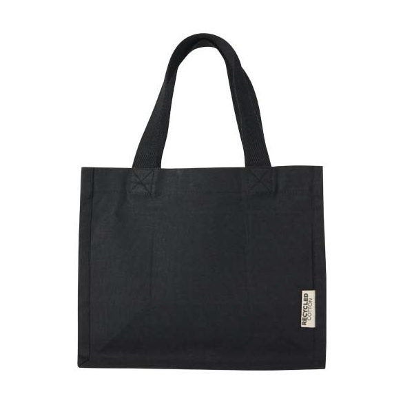 Odessa 220 g/m² GRS recycled cotton mini gusset tote bag 9L