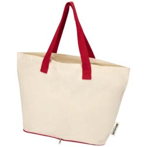 Sierra 140 g/m² GRS recycled foldable cotton tote bag 7L