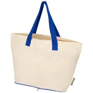Sierra 140 g/m² GRS recycled foldable cotton tote bag 7L