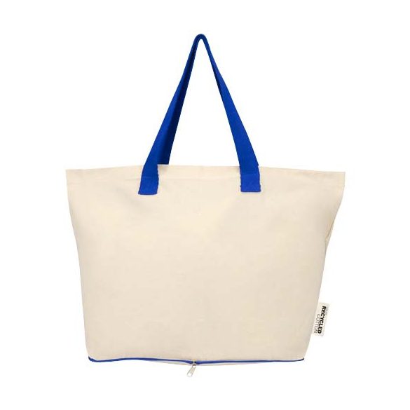 Sierra 140 g/m² GRS recycled foldable cotton tote bag 7L
