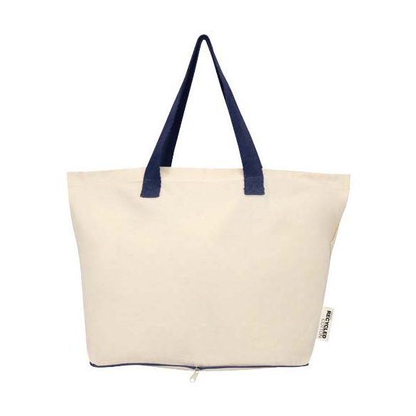 Sierra 140 g/m² GRS recycled foldable cotton tote bag 7L
