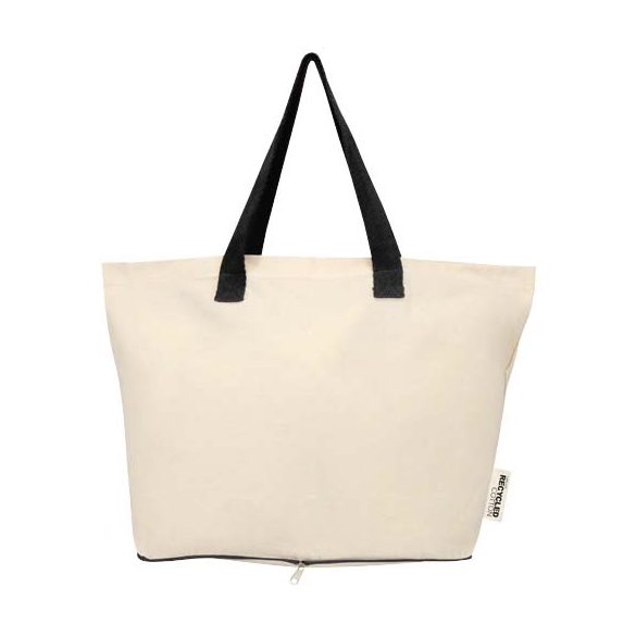 Sierra 140 g/m² GRS recycled foldable cotton tote bag 7L