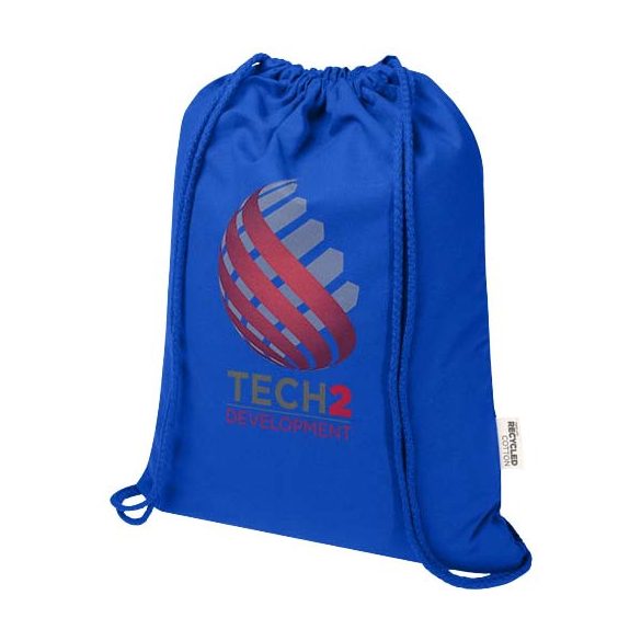 Peru Blend 180 g/m² GRS recycled drawstring bag 5L