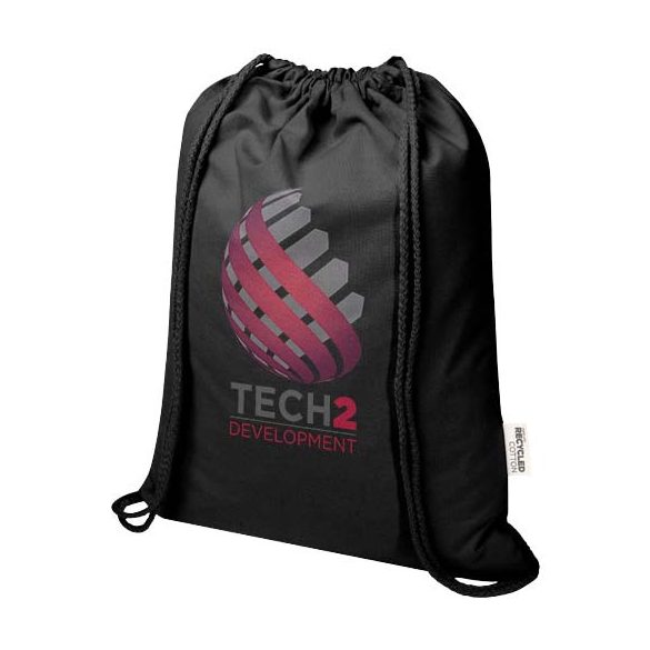 Peru Blend 180 g/m² GRS recycled drawstring bag 5L