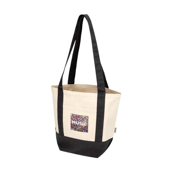 Sam 320 g/m² GRS recycled mini cotton tote bag