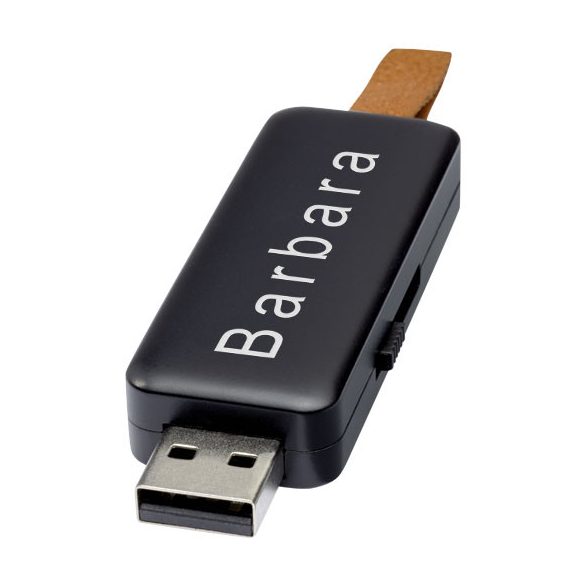 Gleam 8GB light-up USB flash drive