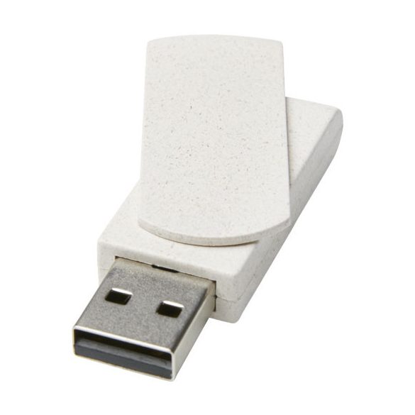 Rotate 4GB wheat straw USB flash drive