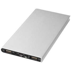 Plate 8000 mAh aluminum power bank