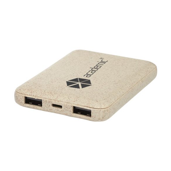 Asama 5000 mAh wheat straw power bank